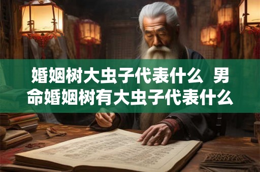 婚姻树大虫子代表什么  男命婚姻树有大虫子代表什么