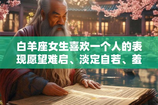 白羊座女生喜欢一个人的表现愿望难启、淡定自若、羞涩复苏 白羊座女生喜欢一个人的表现愿望难启、淡定自若、羞涩复苏