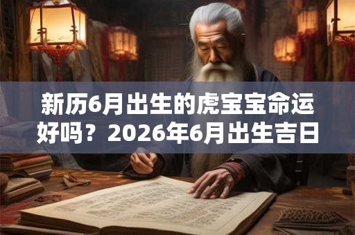 新历6月出生的虎宝宝命运好吗？2026年6月出生吉日