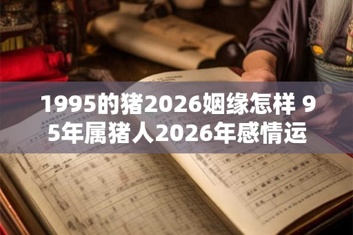 1995的猪2026姻缘怎样 95年属猪人2026年感情运