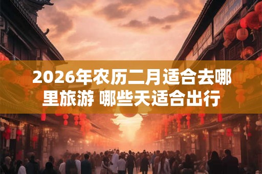 2026年农历二月适合去哪里旅游 哪些天适合出行