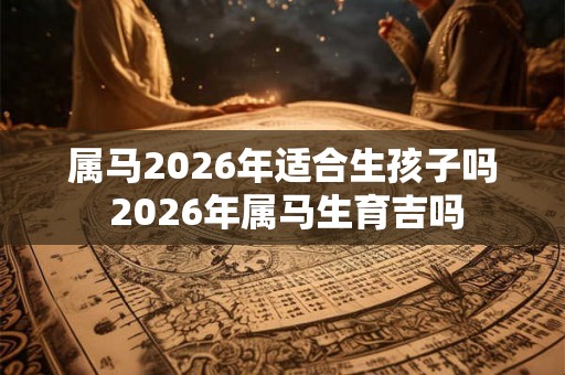 属马2026年适合生孩子吗 2026年属马生育吉吗