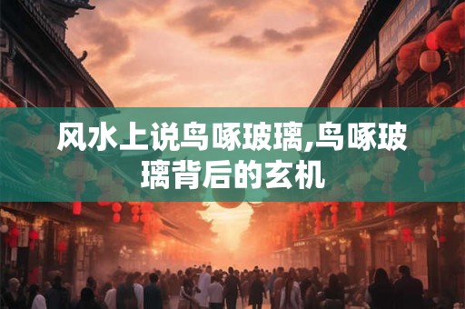 风水上说鸟啄玻璃,鸟啄玻璃背后的玄机