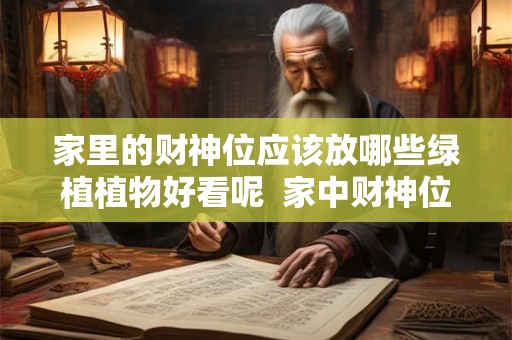 家里的财神位应该放哪些绿植植物好看呢  家中财神位放什么最旺财
