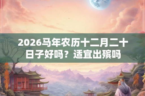 2026马年农历十二月二十日子好吗？适宜出殡吗