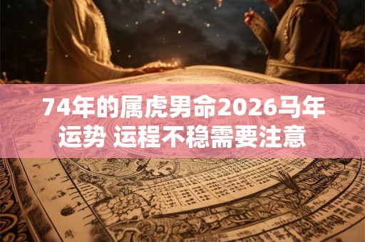 74年的属虎男命2026马年运势 运程不稳需要注意 74年的属虎男命2026马年运势 运程不稳需要注意