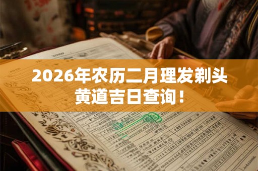 2026年农历二月理发剃头黄道吉日查询！