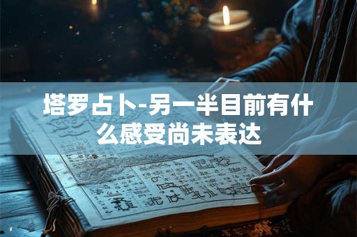 塔罗占卜-另一半目前有什么感受尚未表达