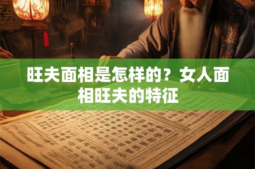 旺夫面相是怎样的？女人面相旺夫的特征
