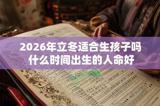2026年立冬适合生孩子吗 什么时间出生的人命好