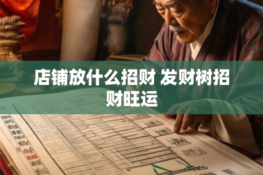 店铺放什么招财 发财树招财旺运