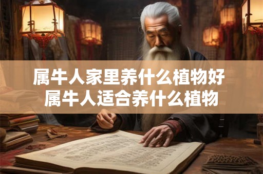 属牛人家里养什么植物好 属牛人适合养什么植物