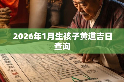 2026年1月生孩子黄道吉日查询