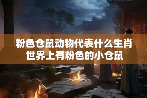 粉色仓鼠动物代表什么生肖 世界上有粉色的小仓鼠 粉色仓鼠动物代表什么生肖 世界上有粉色的小仓鼠