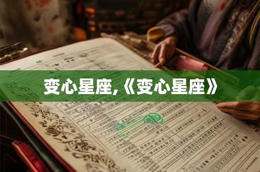 变心星座,《变心星座》