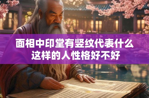 面相中印堂有竖纹代表什么 这样的人性格好不好