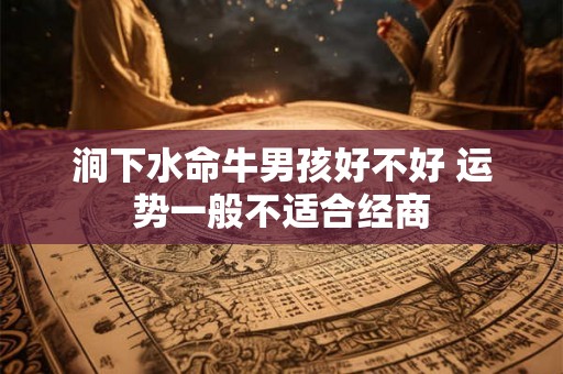 涧下水命牛男孩好不好 运势一般不适合经商