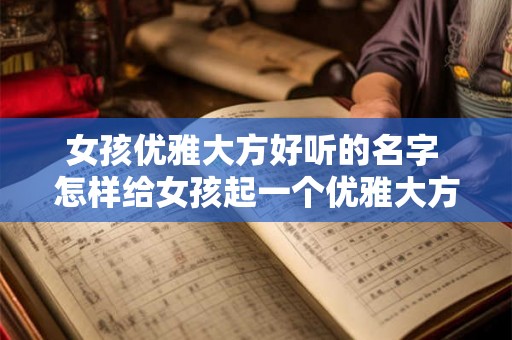 女孩优雅大方好听的名字 怎样给女孩起一个优雅大方的好听名字
