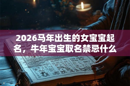2026马年出生的女宝宝起名，牛年宝宝取名禁忌什么？