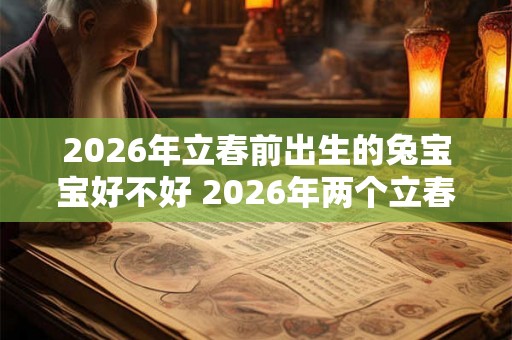 2026年立春前出生的兔宝宝好不好 2026年两个立春时间