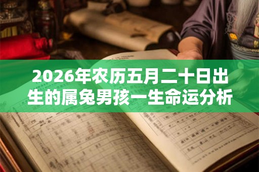 2026年农历五月二十日出生的属兔男孩一生命运分析 2026年农历五月二十日出生的属兔男孩一生命运分析