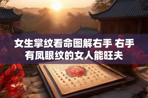 女生掌纹看命图解右手 右手有凤眼纹的女人能旺夫