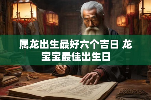 属龙出生最好六个吉日 龙宝宝最佳出生日 属龙出生最好六个吉日 龙宝宝最佳出生日