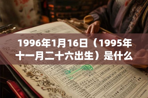 1996年1月16日（1995年十一月二十六出生）是什么命_命运如何