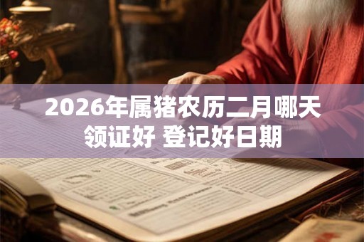 2026年属猪农历二月哪天领证好 登记好日期 2026年属猪农历二月哪天领证好 登记好日期