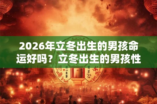 2026年立冬出生的男孩命运好吗？立冬出生的男孩性格如何？
