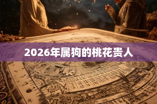 2026年属狗的桃花贵人 2026年属狗的桃花贵人