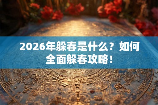 2026年躲春是什么？如何全面躲春攻略！