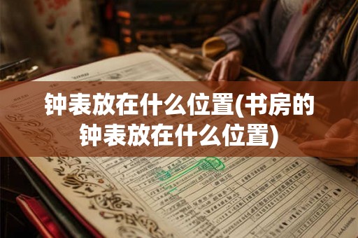 钟表放在什么位置(书房的钟表放在什么位置)