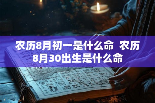 农历8月初一是什么命  农历8月30出生是什么命