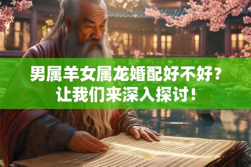 男属羊女属龙婚配好不好？让我们来深入探讨！