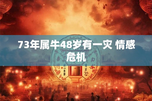 73年属牛48岁有一灾 情感危机