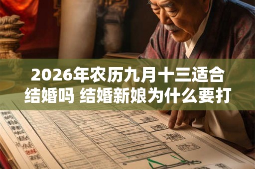 2026年农历九月十三适合结婚吗 结婚新娘为什么要打伞 2026年农历九月十三适合结婚吗 结婚新娘为什么要打伞