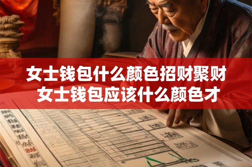女士钱包什么颜色招财聚财 女士钱包应该什么颜色才能招财