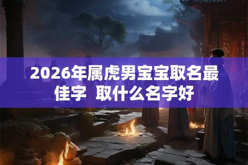 2026年属虎男宝宝取名最佳字 取什么名字好 2026年属虎男宝宝取名最佳字 取什么名字好