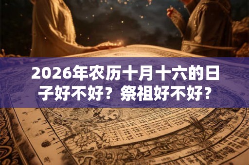 2026年农历十月十六的日子好不好？祭祖好不好？