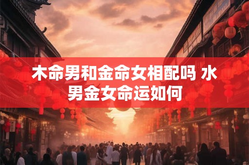 木命男和金命女相配吗 水男金女命运如何