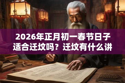 2026年正月初一春节日子适合迁坟吗？迁坟有什么讲究？