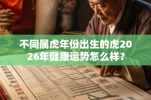 不同属虎年份出生的虎2026年健康运势怎么样？