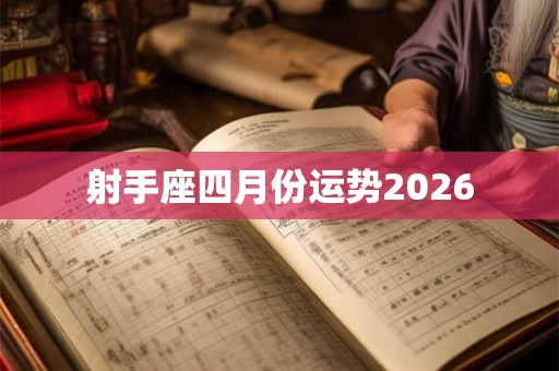 射手座四月份运势2026