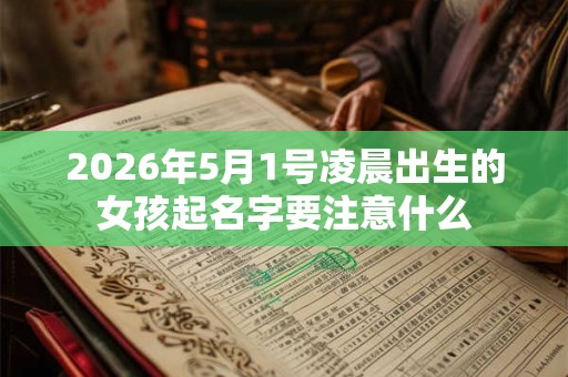 2026年5月1号凌晨出生的女孩起名字要注意什么