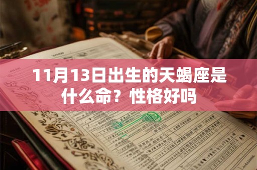 11月13日出生的天蝎座是什么命？性格好吗