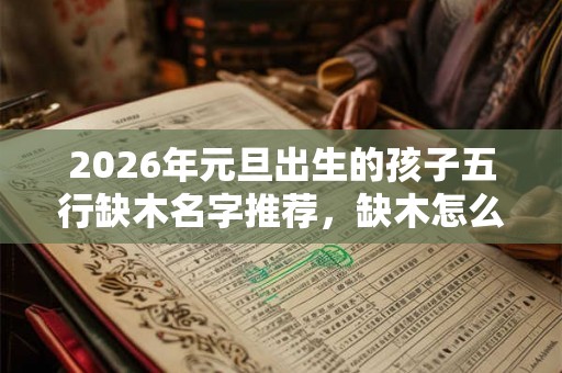 2026年元旦出生的孩子五行缺木名字推荐，缺木怎么补救？