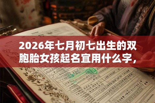 2026年七月初七出生的双胞胎女孩起名宜用什么字,五行属什么 2026年七月初七出生的双胞胎女孩起名宜用什么字,五行属什么