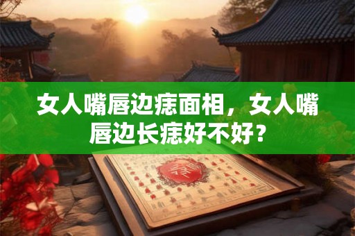 女人嘴唇边痣面相，女人嘴唇边长痣好不好？