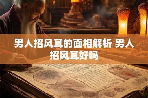 男人招风耳的面相解析 男人招风耳好吗 男人招风耳的面相解析 男人招风耳好吗